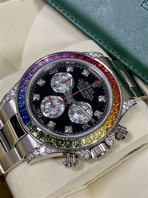 rolex dayton rainbow|rolex daytona rainbow 2022 price.